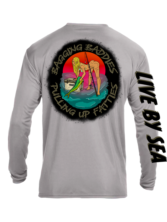 Long Sleeve UPF shirt - Pulling Up Fatties